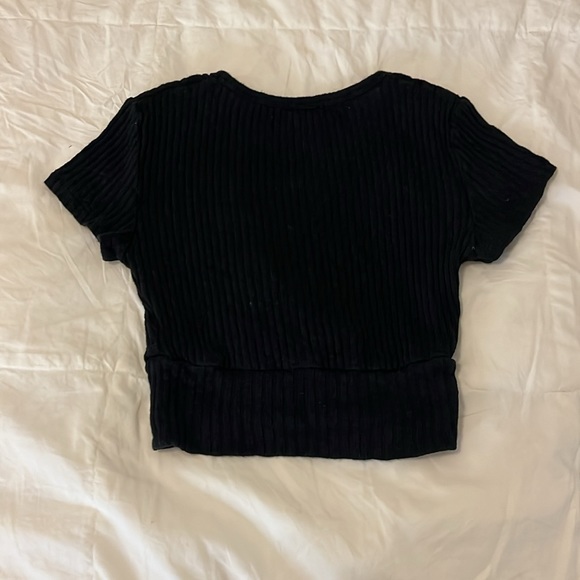 Cotton on knit wrap tee - Picture 2 of 2